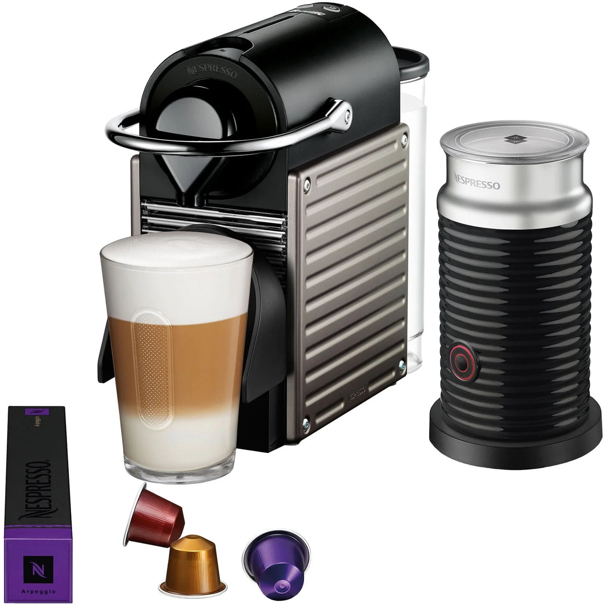 Single-Serve Espresso Machine and Milk Frother R667959