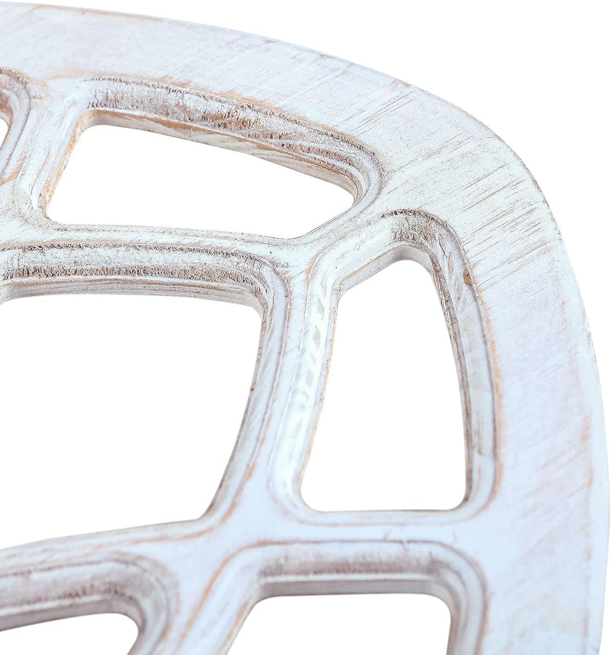 White Arch Wooden Wall Decoration Pack of 2 F82957