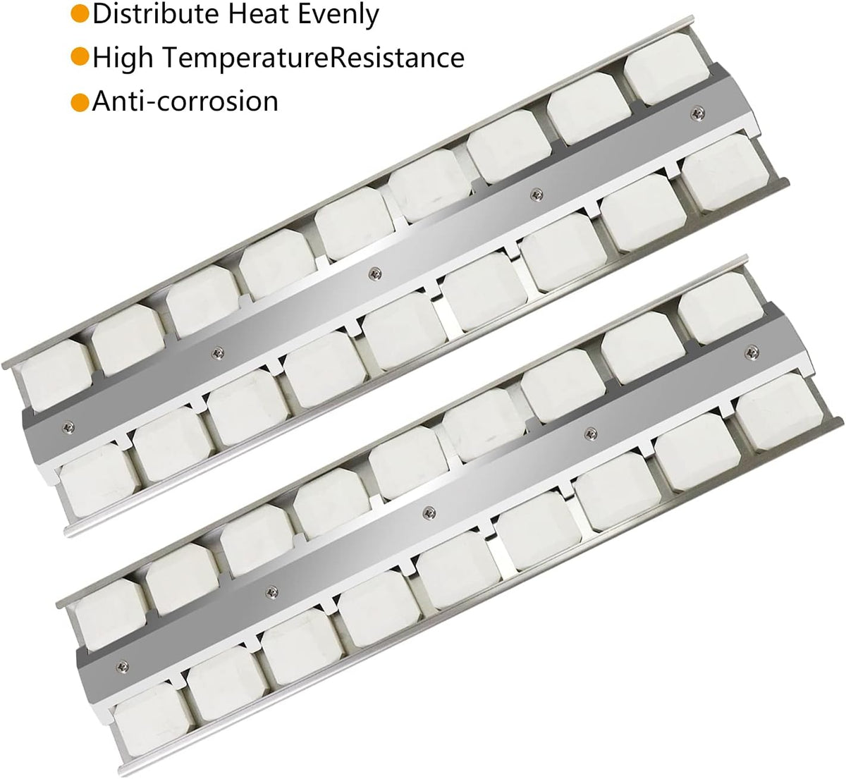 Heavy Duty Stainless Steel Grill Briquette Tray, Pack of 2 K496855