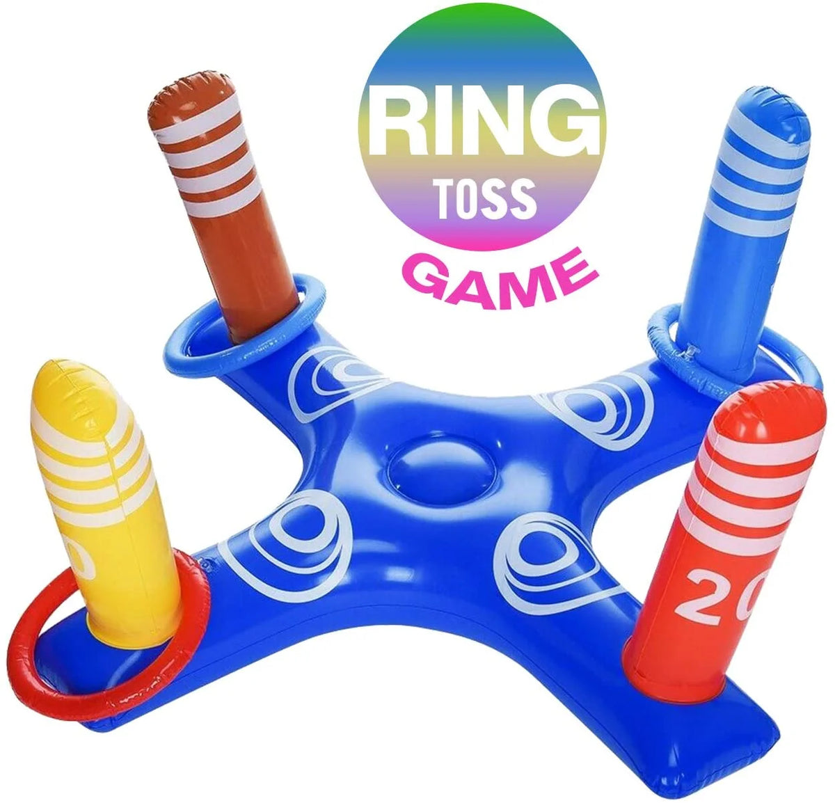 Pool Ring Toss Game with 4 Rings K727