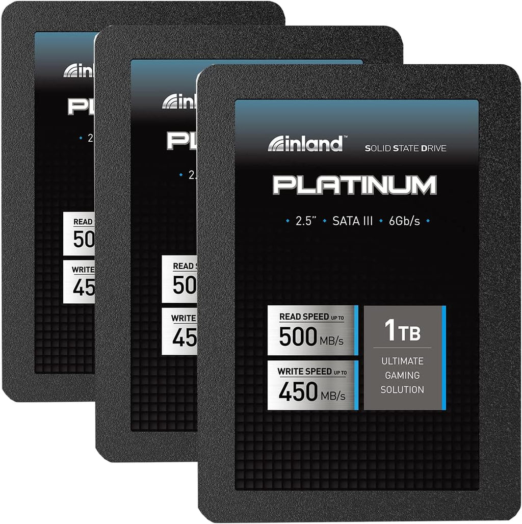 3 Pack 512GB SSD SATA III 2.5" Internal Solid State Drive S32581