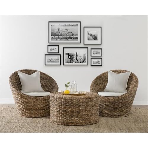 Round Wicker Rattan Coffee Table A742131