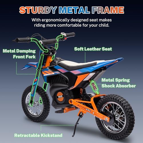 24V 250W Kids Electric Dirt Bike with Air-Filled Tires X441