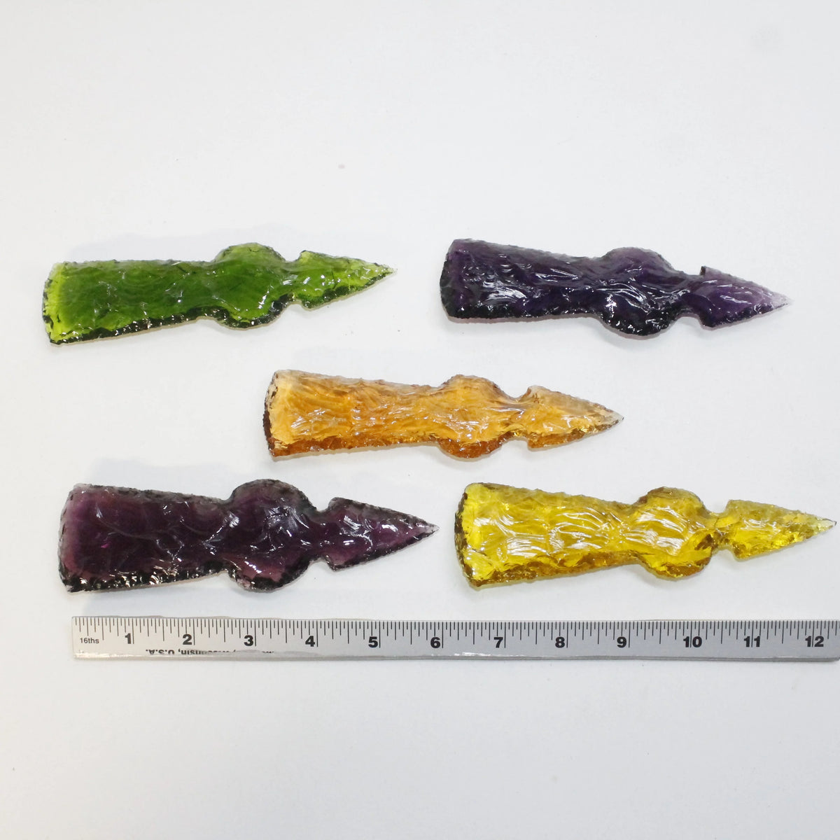 Glass Ornamental Tomahawk Heads J69729