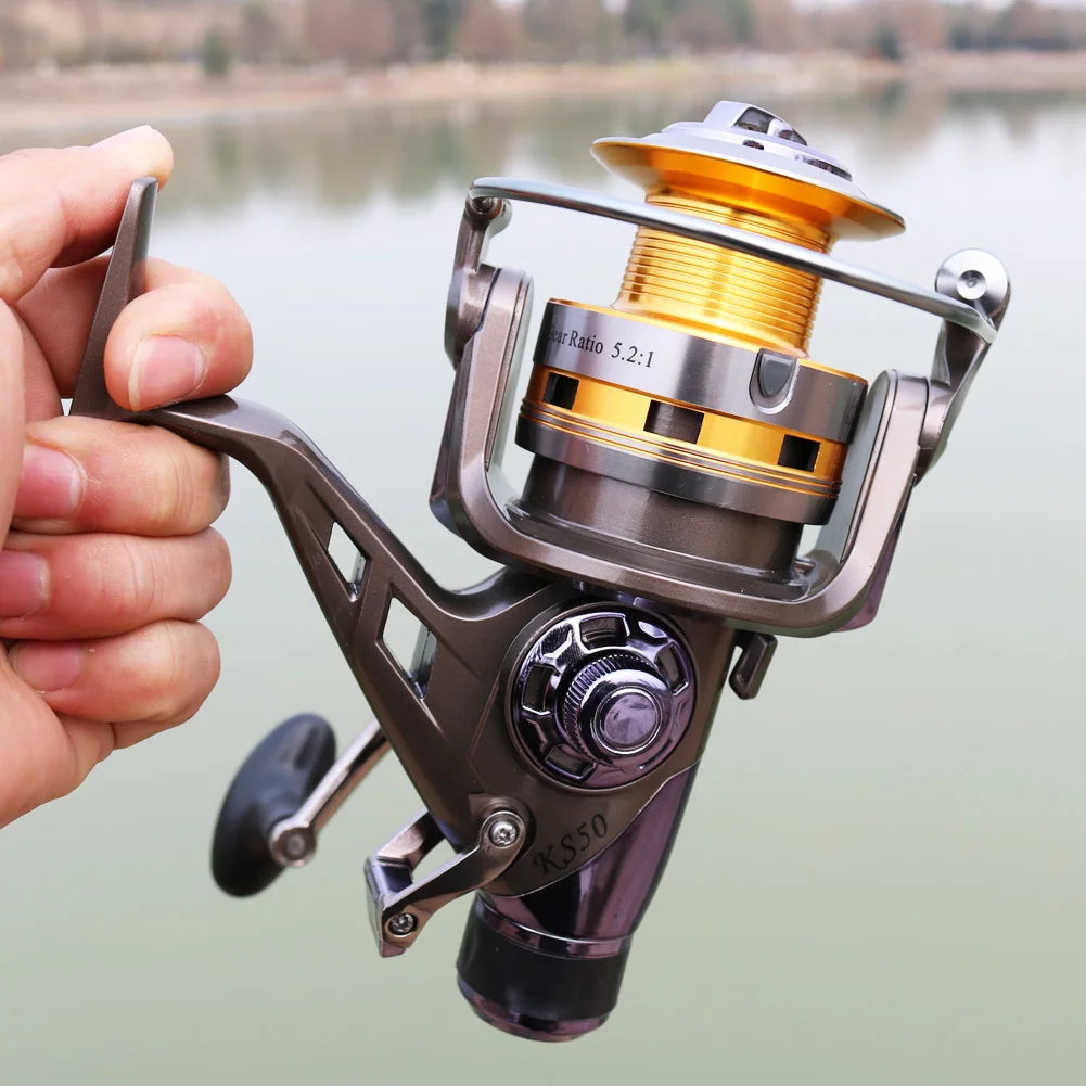 Carp Fishing Reel 9+1 Stainless Steel BB Bait Feeder Spinning Reel S87135