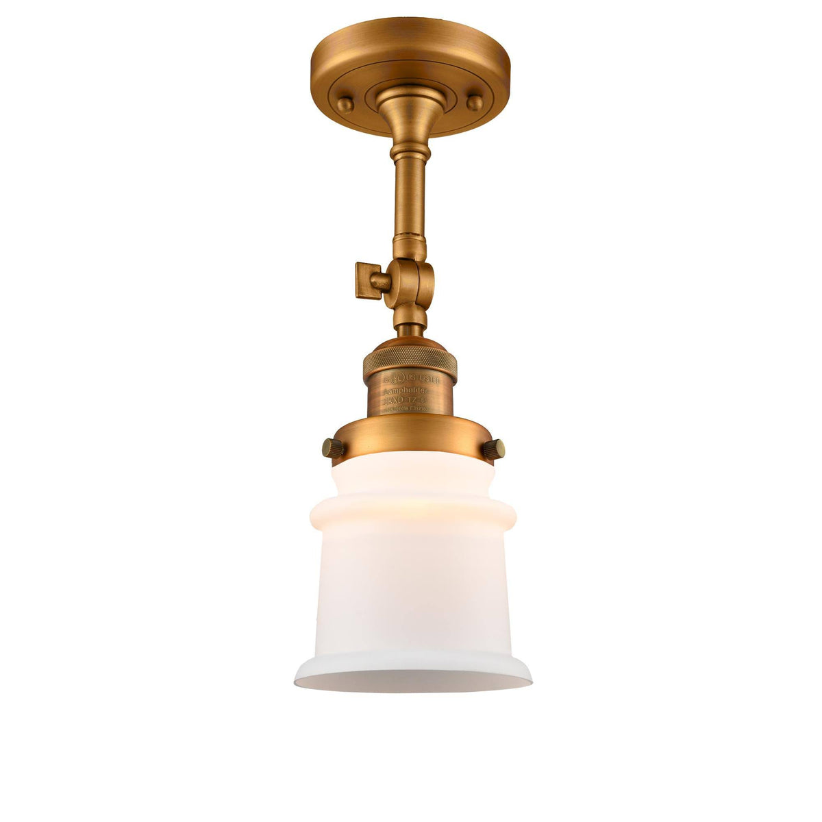 Brass LED Semi Flush Mount K319
