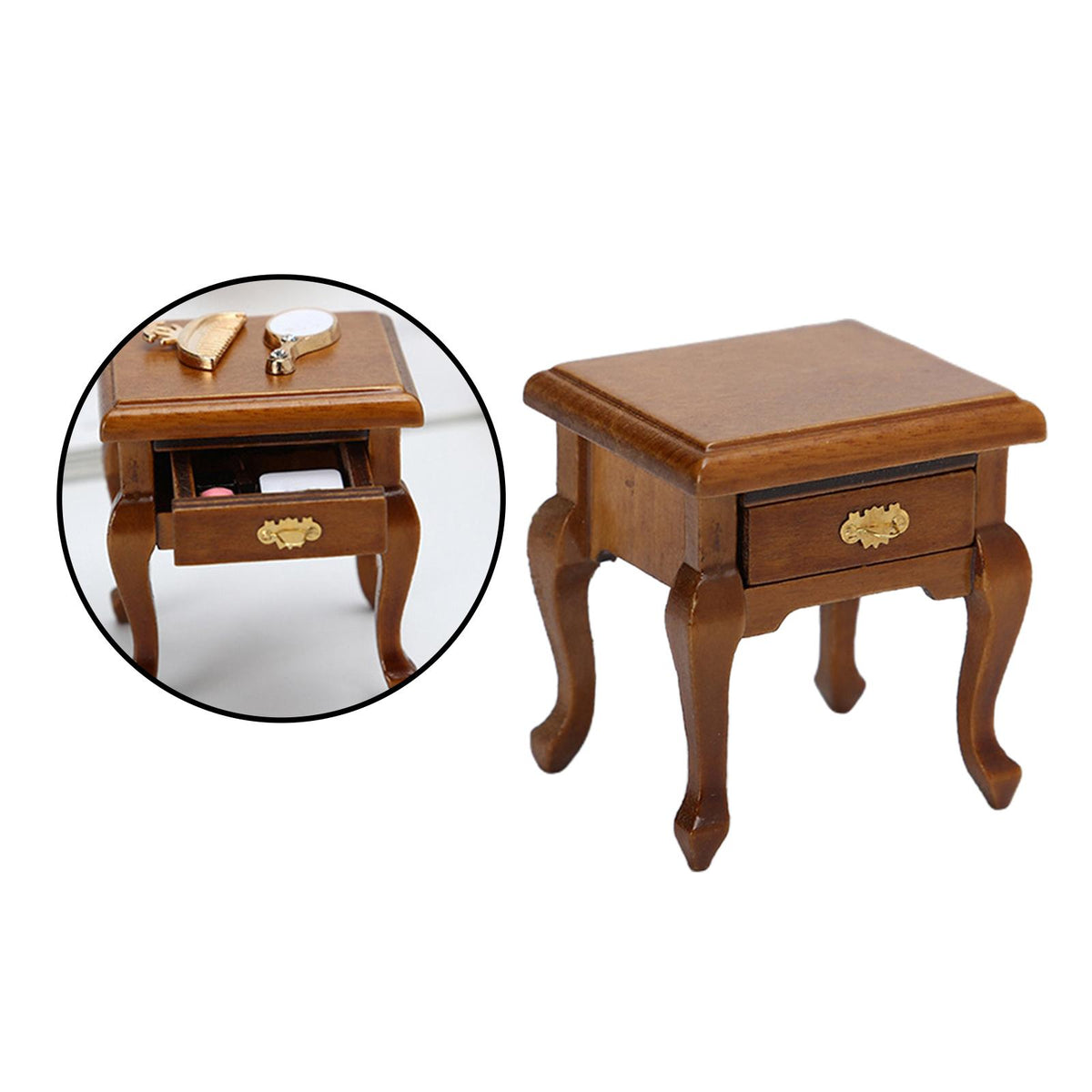 Walnut 1:12 Scale Bedroom Cabinet A32262