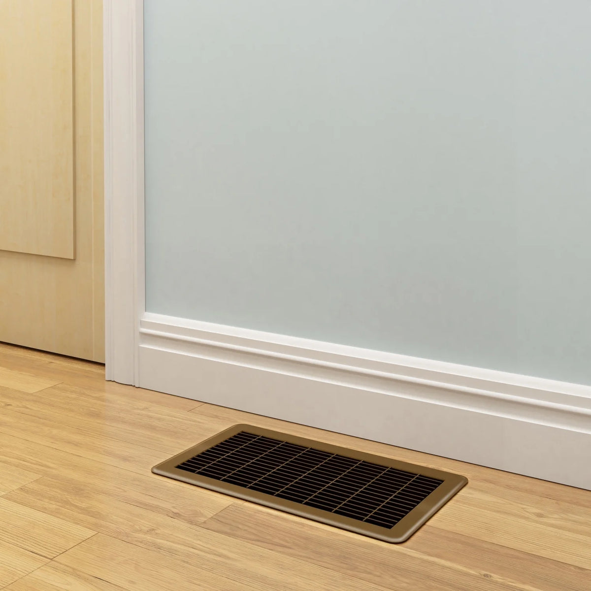 6in x 8in Imperial Brown Heavy Gauge Steel Floor Grille Q884