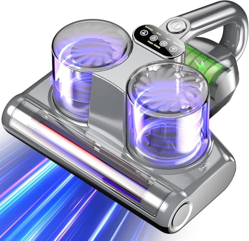 Cordless Mattress Vacuum Cleaner with 16Kpa Suction, UV-C Light, HEPA Filtration M1793