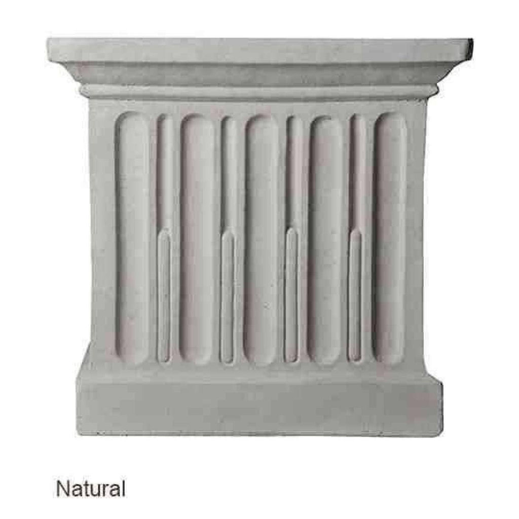 Aged Limestone Standing Lotus Buddha R704