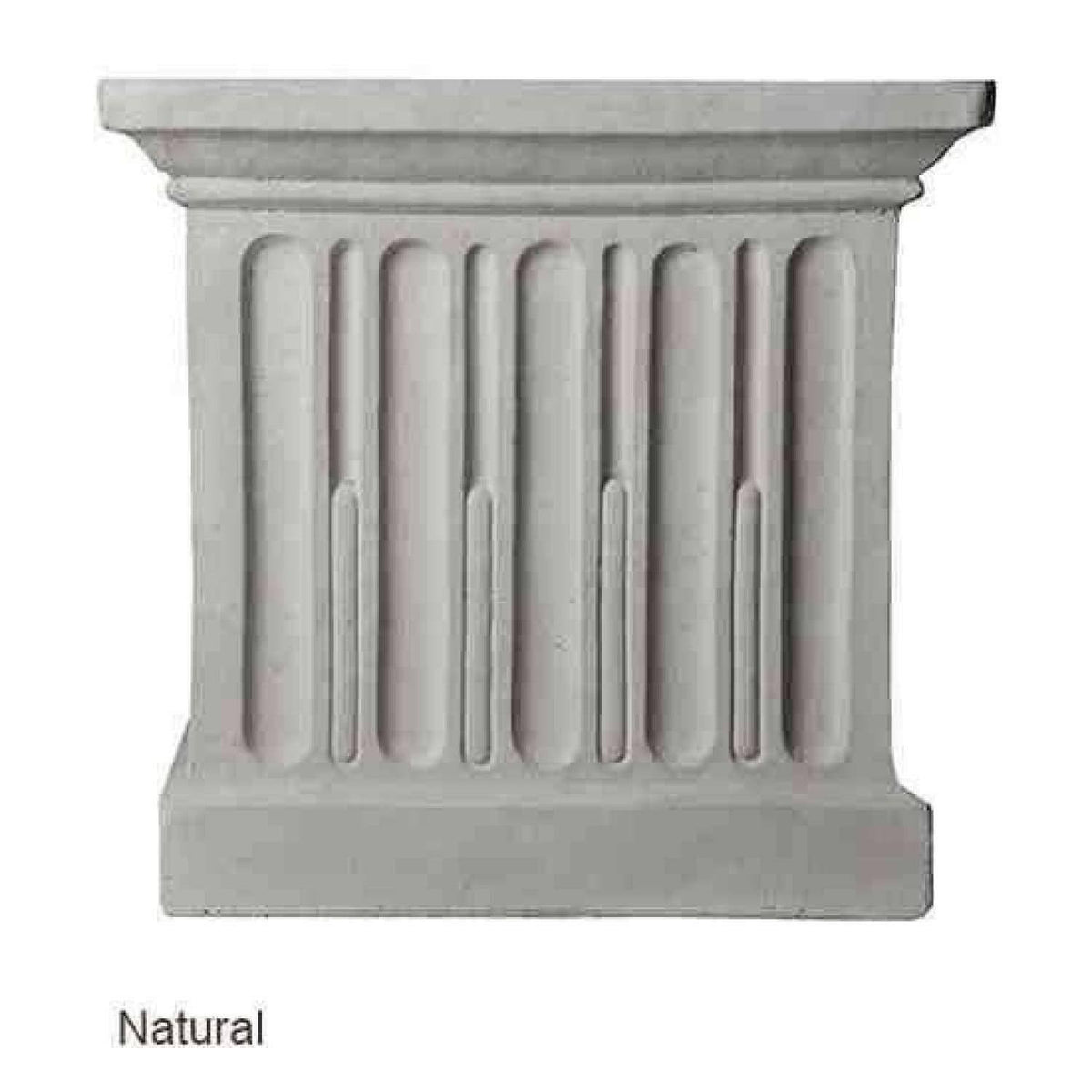 Aged Limestone Standing Lotus Buddha R704