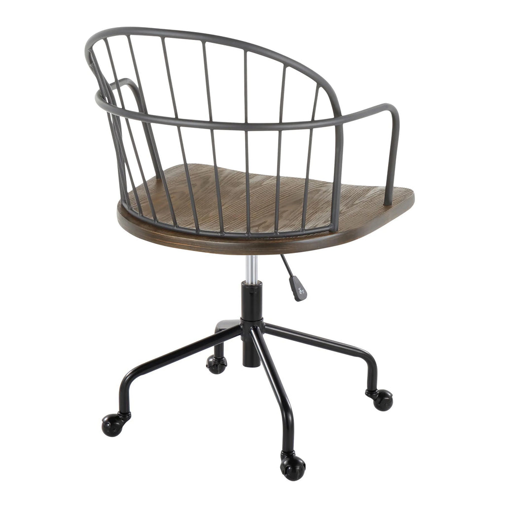 Adjustable Farmhouse Office Chair H568582