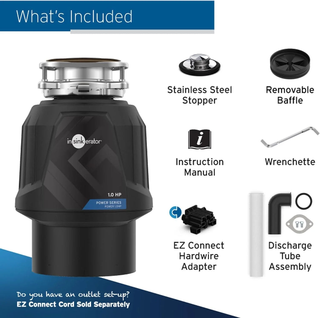 1 HP Continuous Feed Garbage Disposal D425